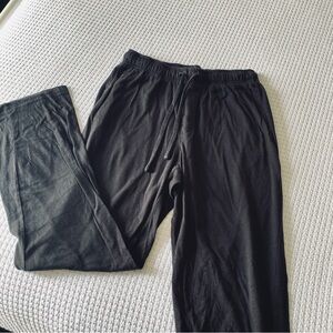 black pajama pants